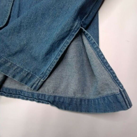 Jaclyn Smith Womens Plus Sz X Denim 3/4 Sleeve Embroidered And Studded Top - Picture 6 of 8